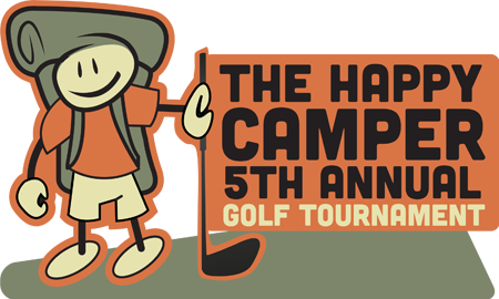 Happy Camper Golf Tournament Logo